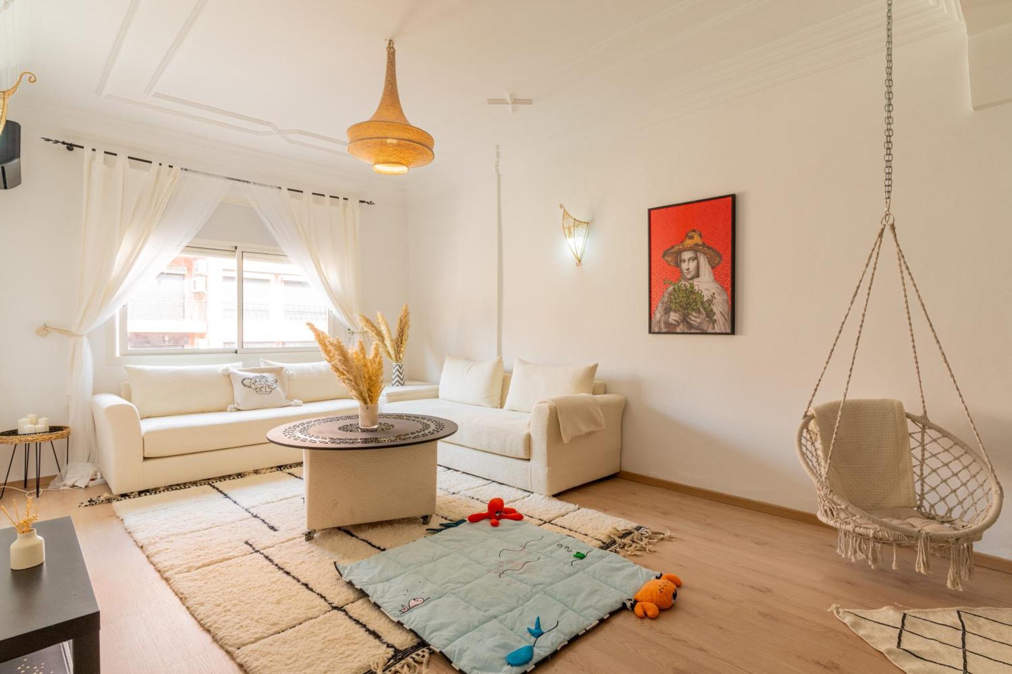 Appartement Centre Marrakech Gueliz - Cool & Cozy Apartment For A Family Stay In The Heart Of The City Marrakesh Exteriör bild